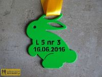 Trzeci medal dla dzieci w biegu Leśna Piątka 2016.